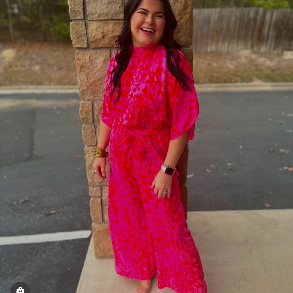 Vibrant Pink Women's Jumpsuit